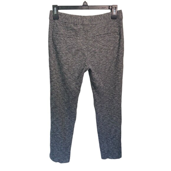 Theory Wool Blend Straight Leg Pants Size 0 Houndstooth Office - Picture 2 of 5